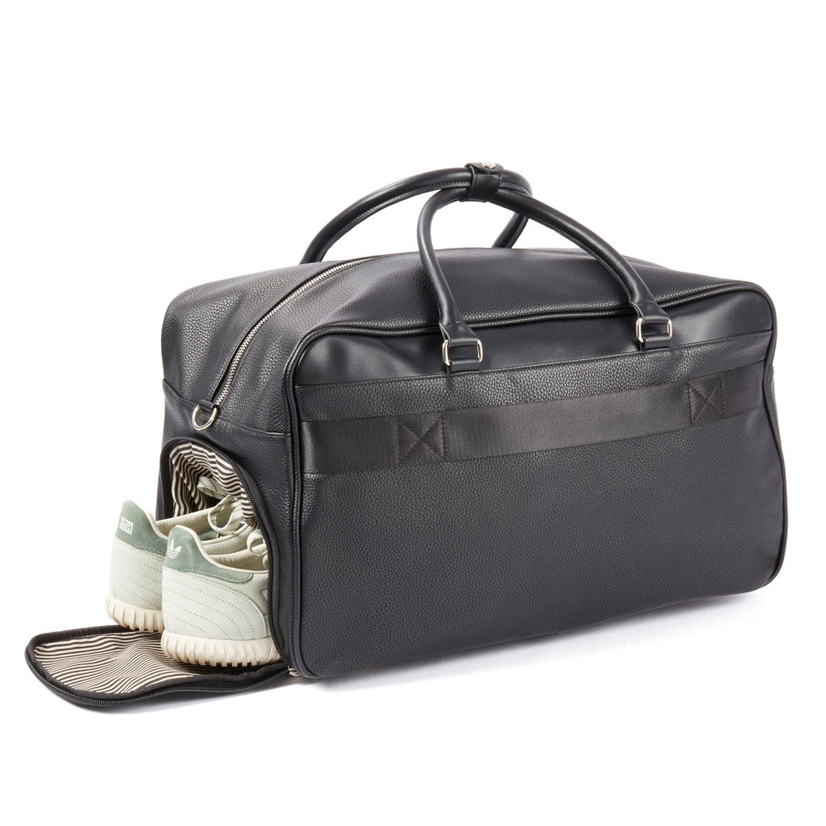 Leather Weekender Bag with Detachable Shoulder Strap - image 4