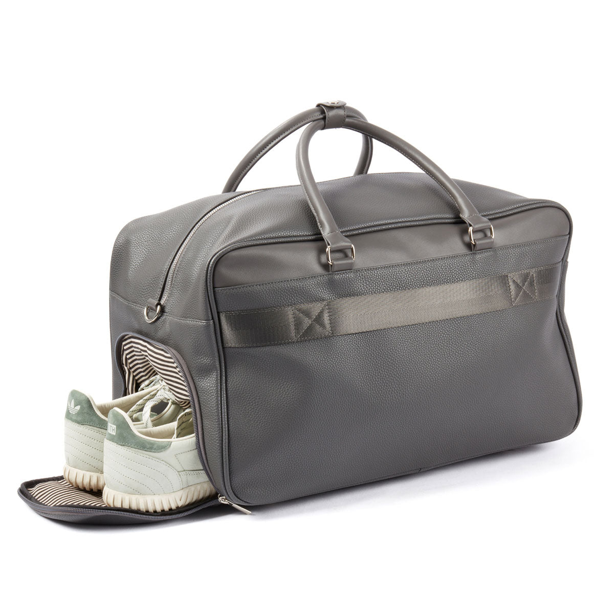 Leather Weekender Bag with Detachable Shoulder Strap - image 10