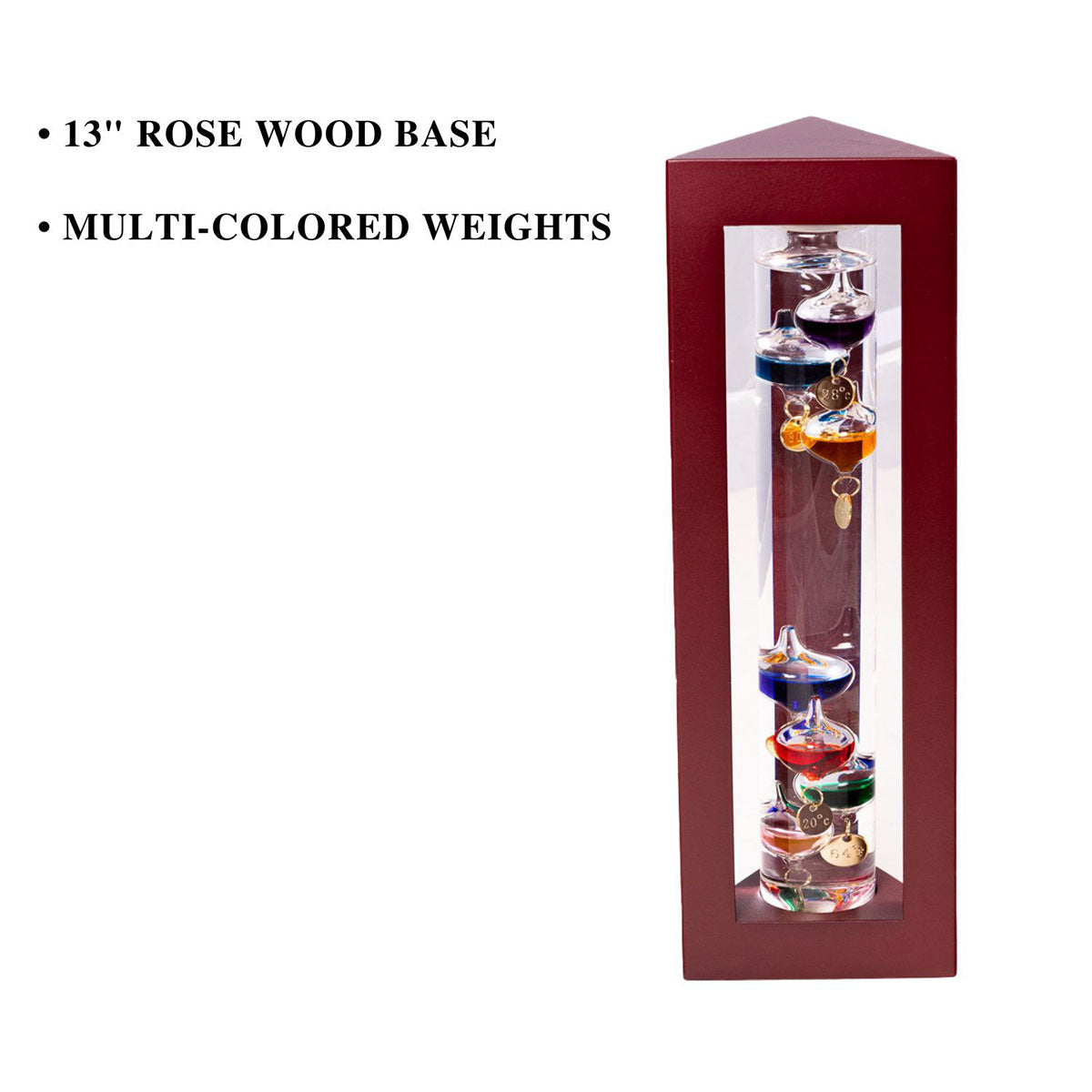 13'' Galileo Thermometer with Weights - image 5