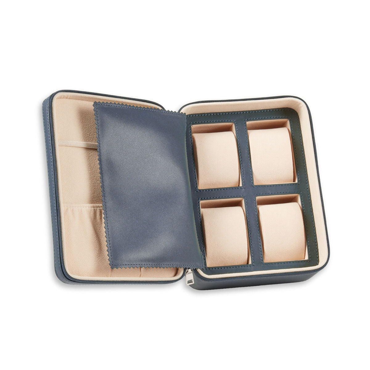 Leather Four Watch and Accessory Travel Watch Case - image 8