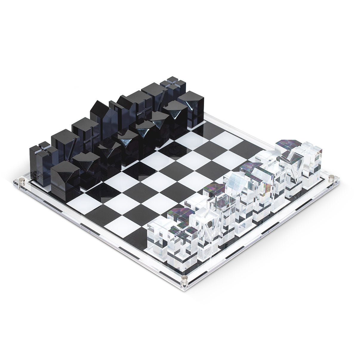 Modern Lucite Chess Set - image 7