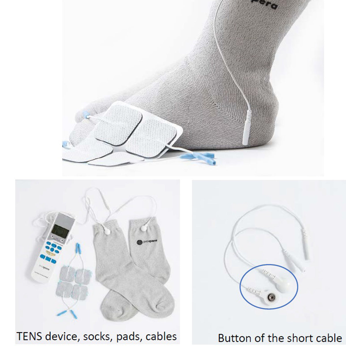 TENS Electronic Pulse Massager Socks - image 3