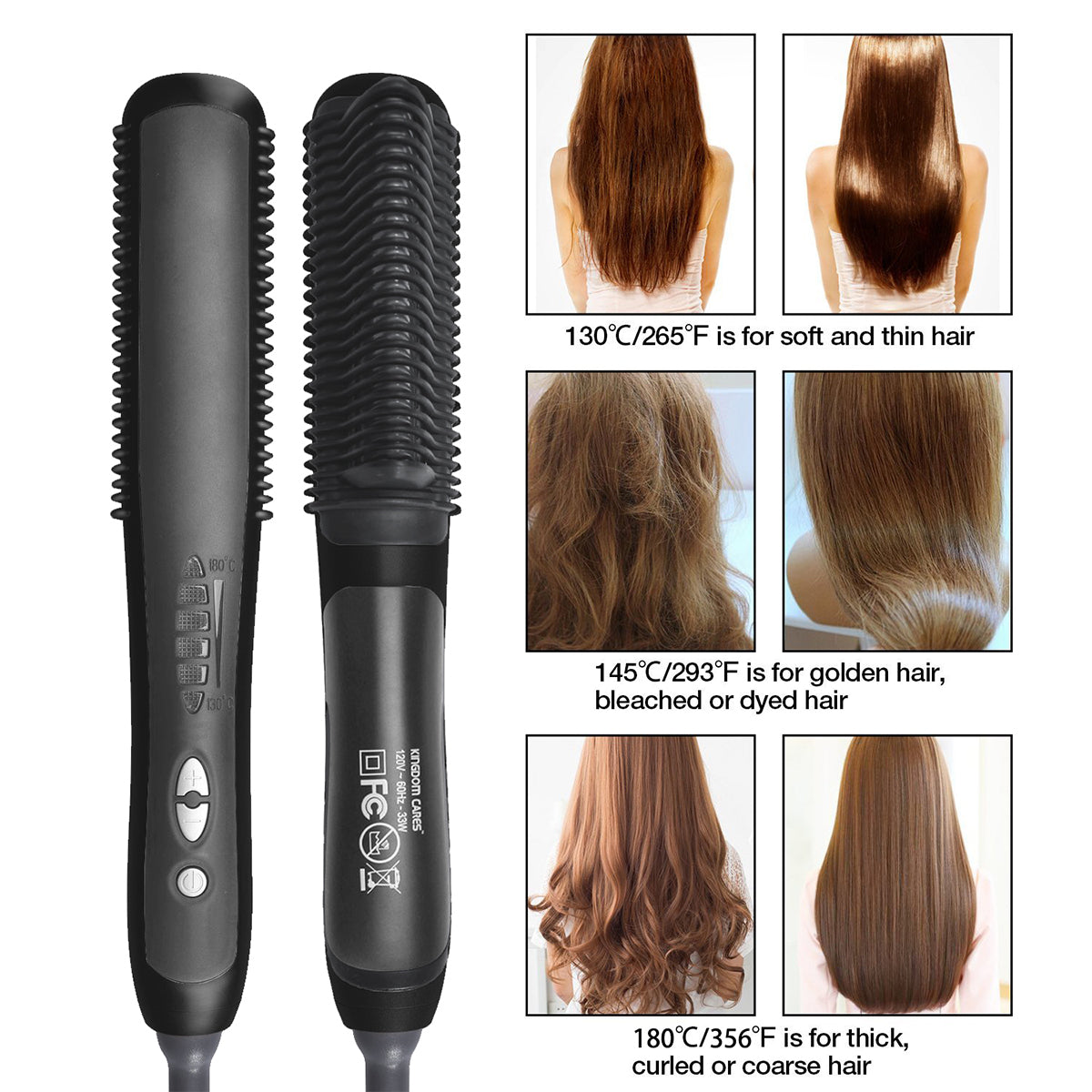 Ceramic Hair Straightening Comb - image 3