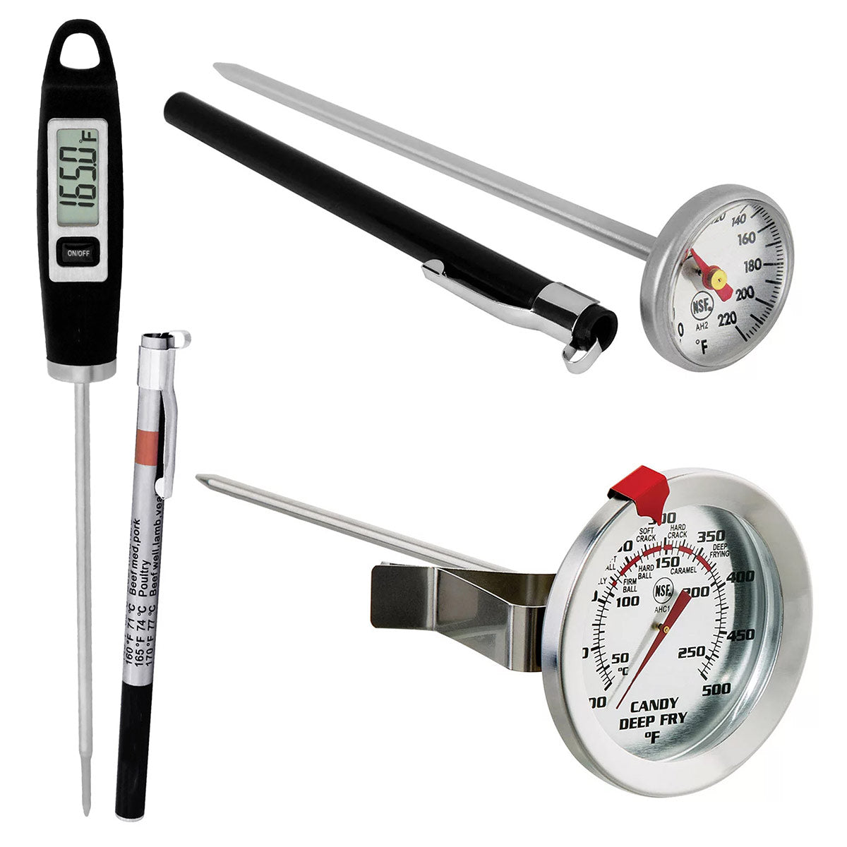 Digital Thermometer and Deep Fry Thermometer Set - image 2
