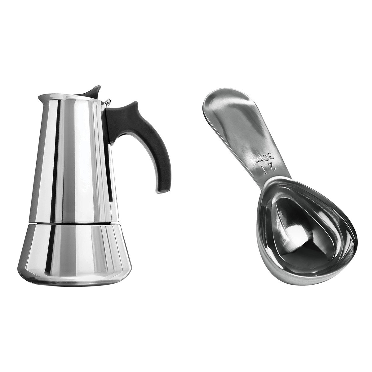 500 mL Stainless Steel Espresso Maker and Spoon Set - image 8