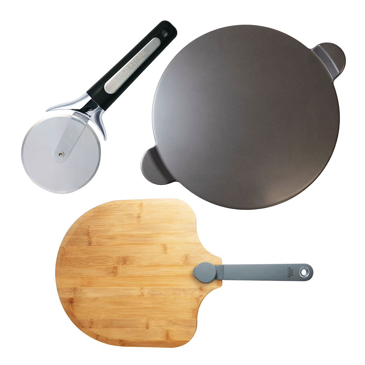 3-Piece Glazed Pizza Stone Set - image 2