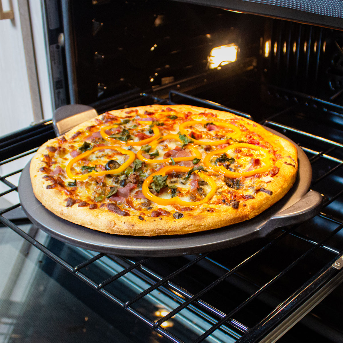 3-Piece Glazed Pizza Stone Set - image 3