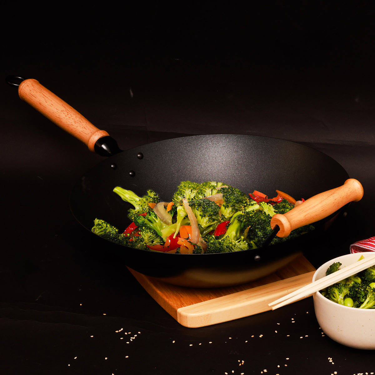10-Piece 14'' Nonstick Wok Set - image 3