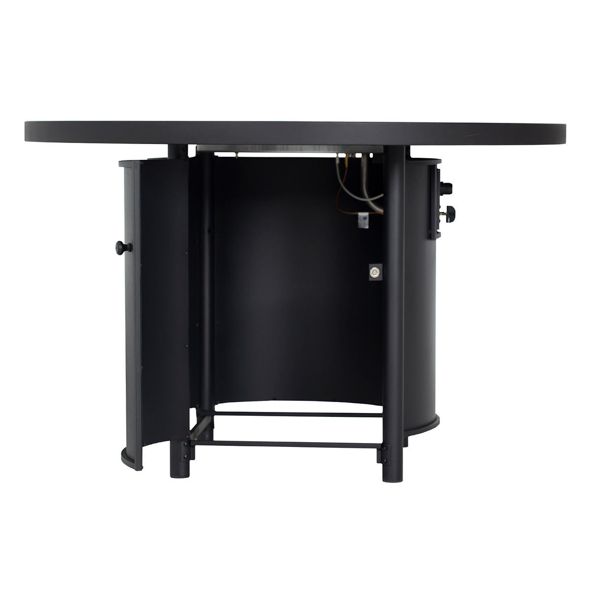 Round Propane Gas Fire Pit Table - image 14