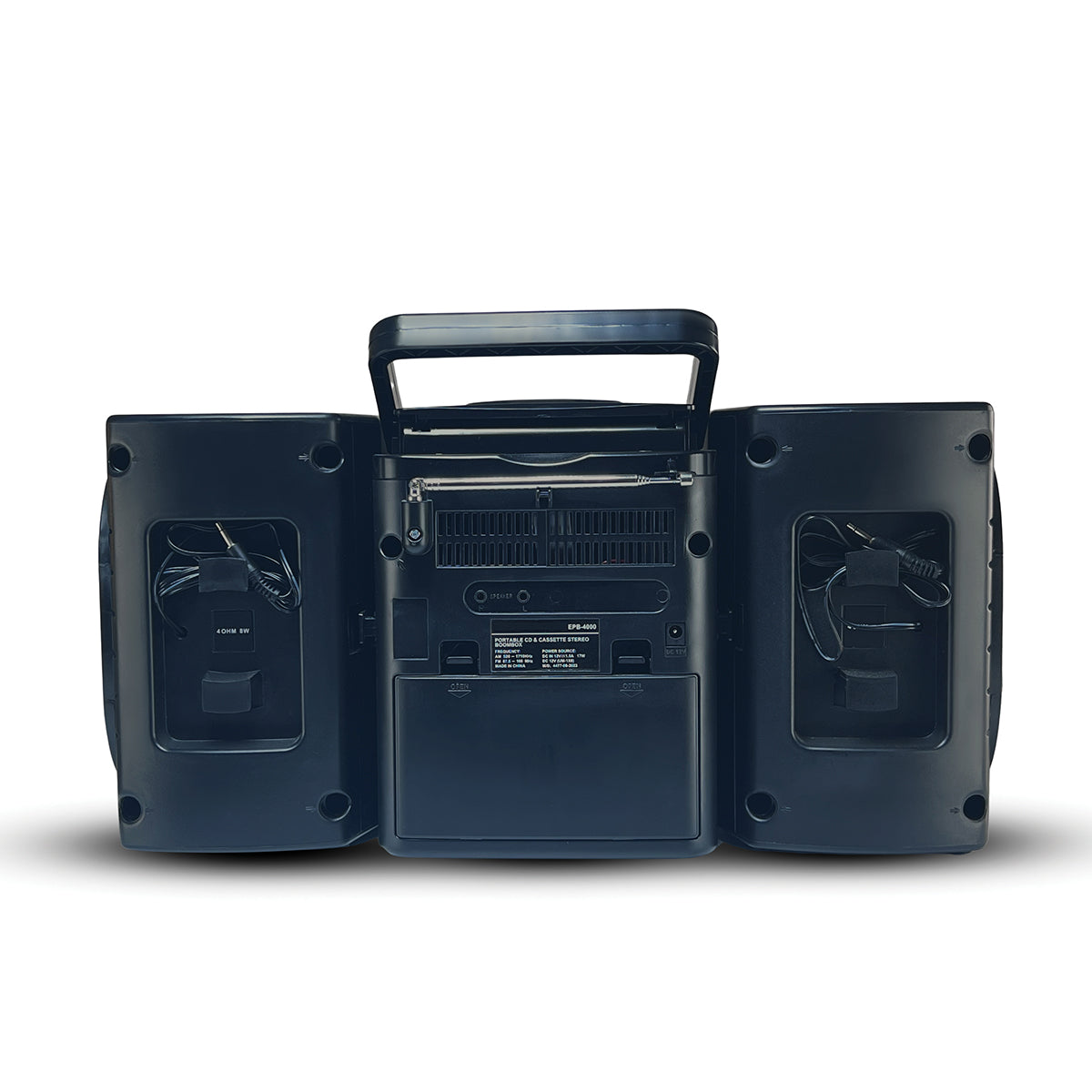 Portable CD and Cassette Stereo Boombox - image 8