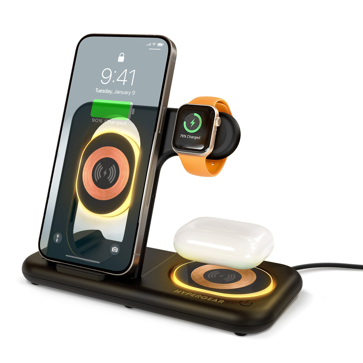 4-in-1 Foldable Apple Charging Station - image 3