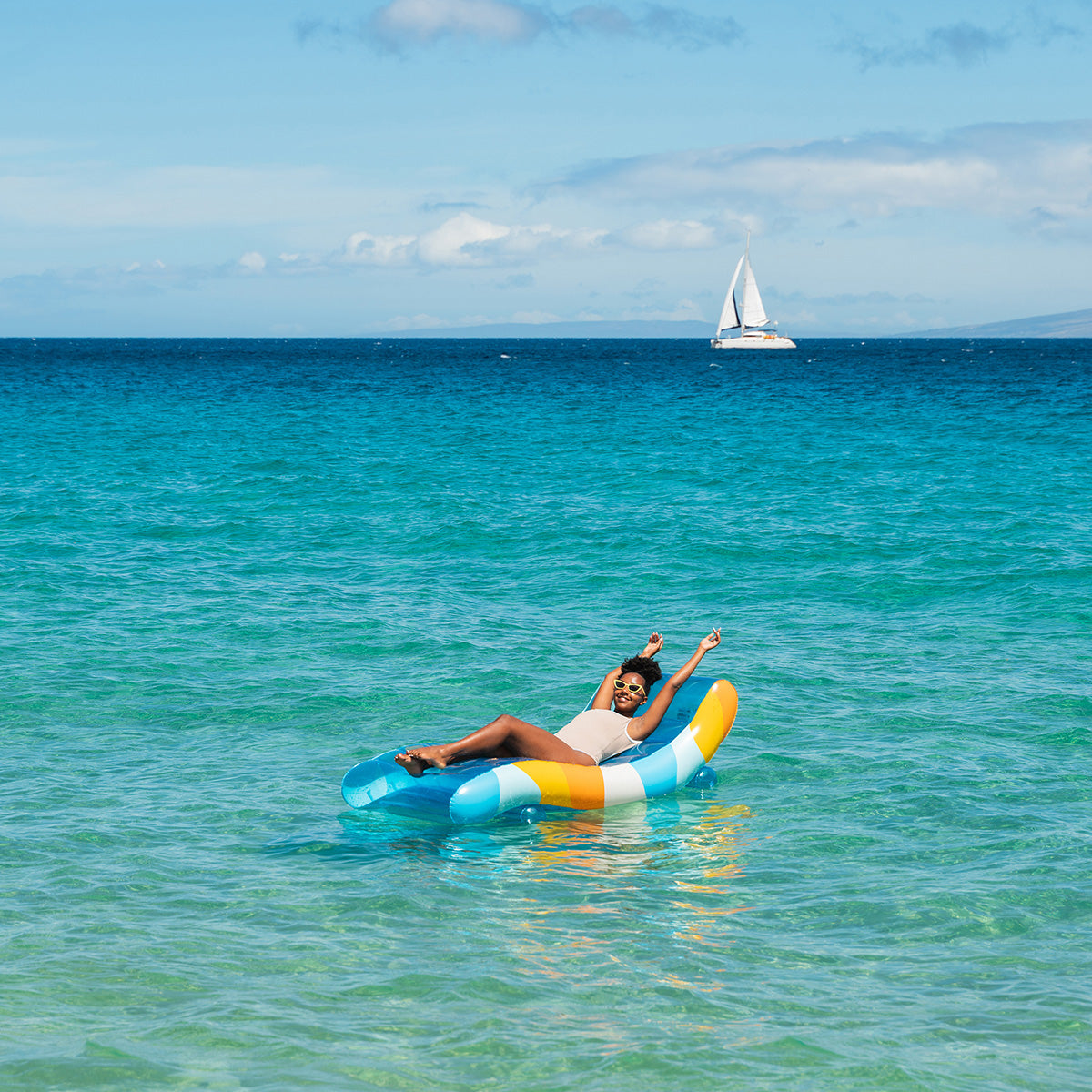 Floating Chaise Pool Lounger - image 7