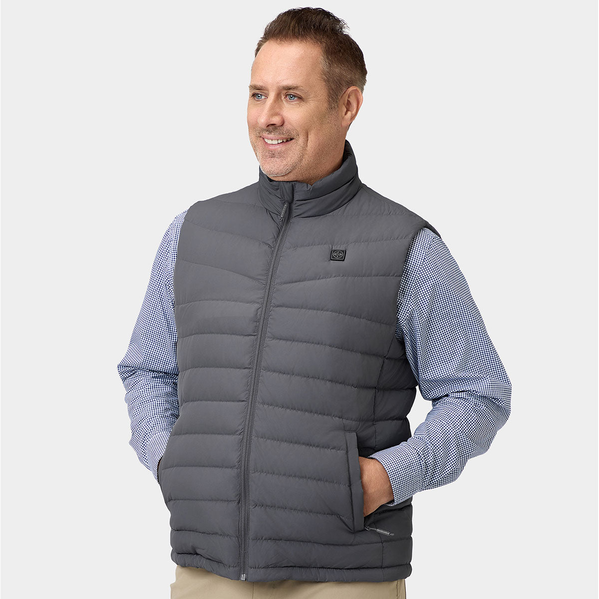 Men's Heated Lightweight Down Vest - image 3