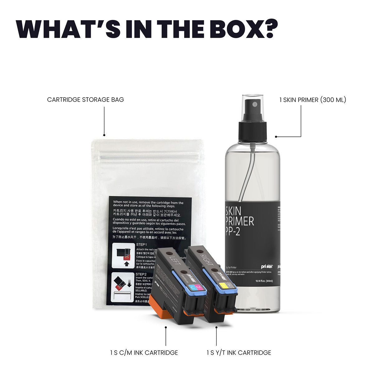 Ink Cartridge Kit for Deluxe Portable Tattoo Printer - image 8