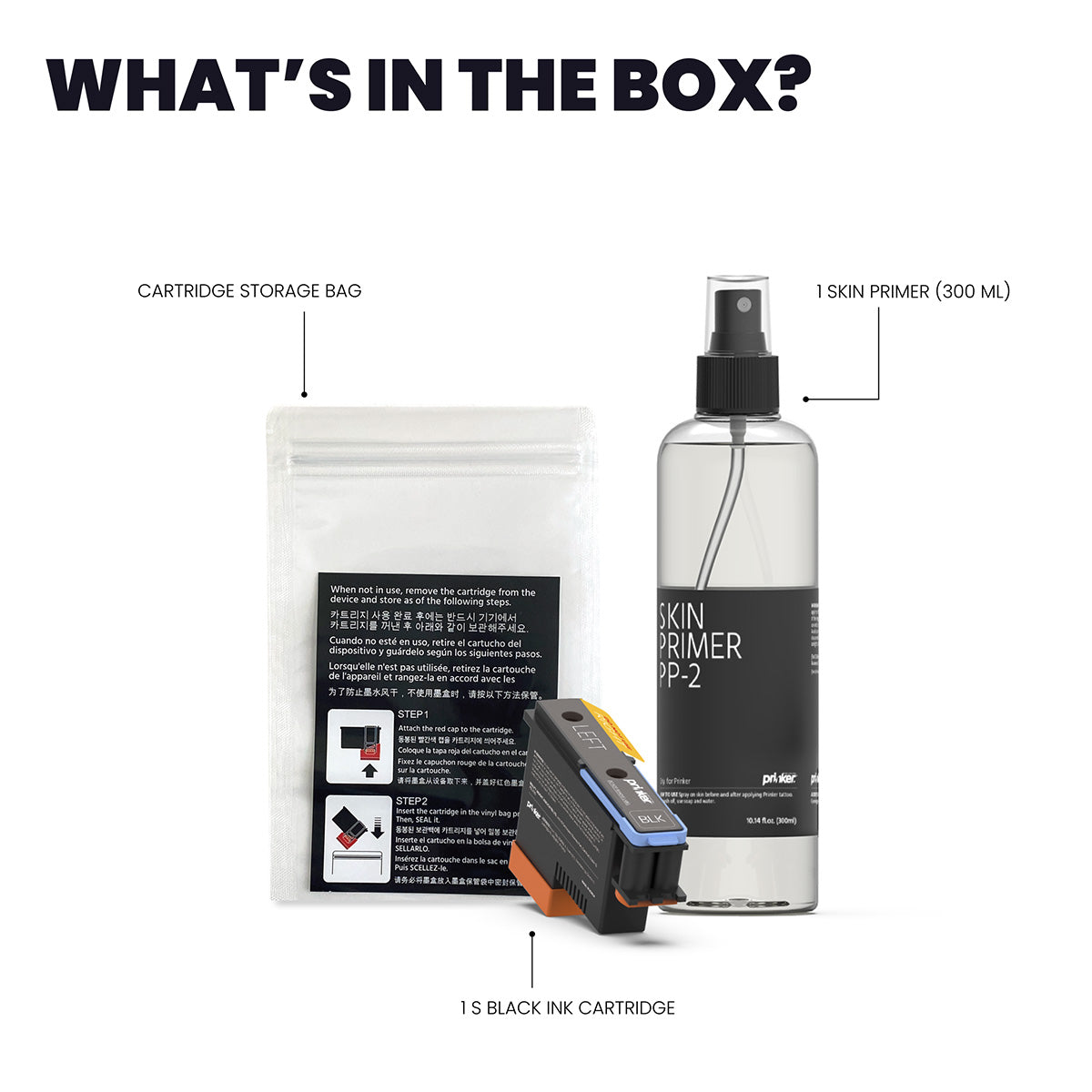 Ink Cartridge Kit for Deluxe Portable Tattoo Printer - image 11