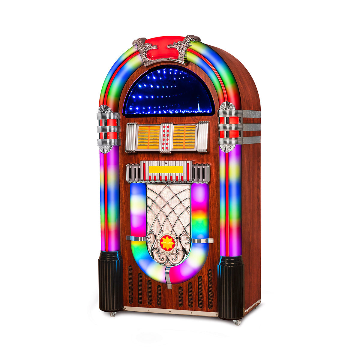 Full-Size CD and Bluetooth Jukebox with Stand - image 3