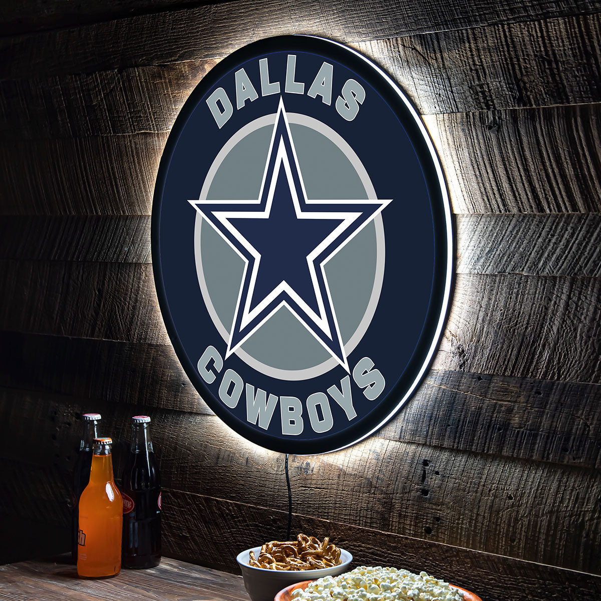NFL Backlit Full Edge Round Wall Sign - image 33