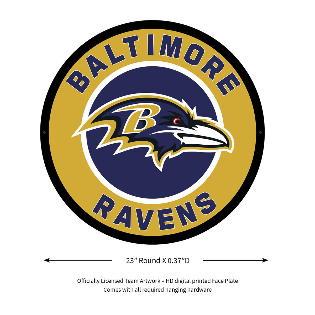 NFL Backlit Full Edge Round Wall Sign - image 12