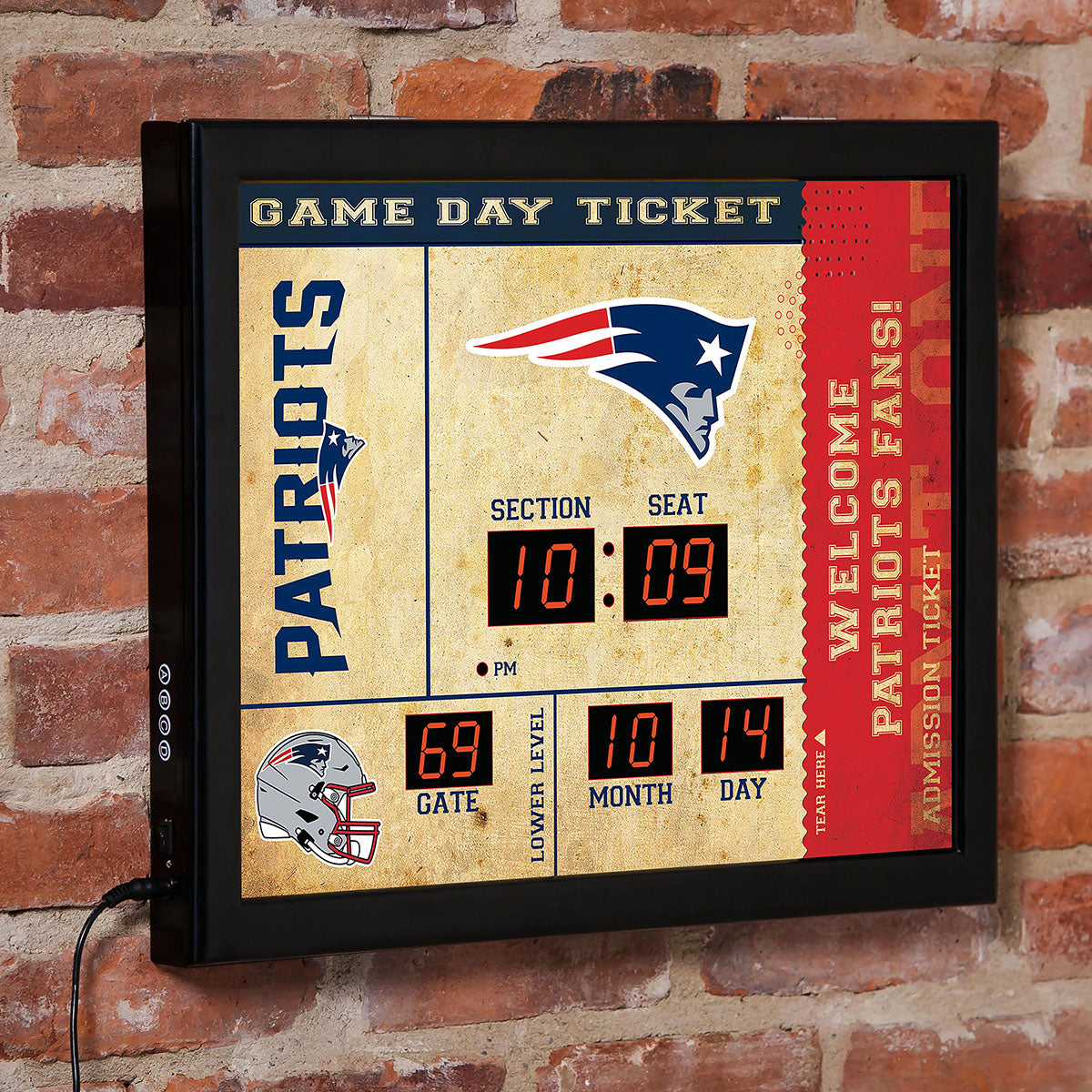 NFL Gameday Ticket Wall Clock and Speaker - image 31