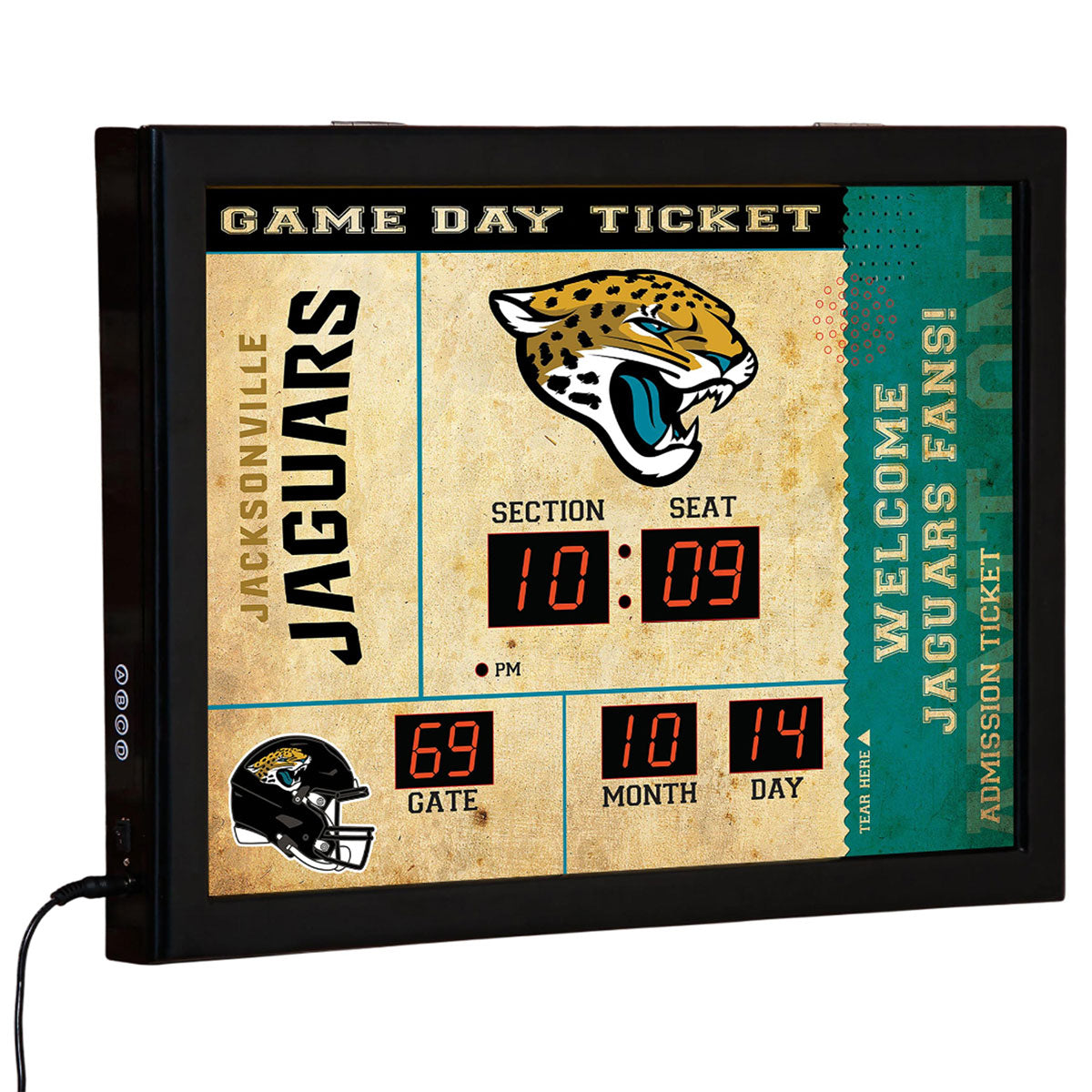 NFL Gameday Ticket Wall Clock and Speaker - image 60
