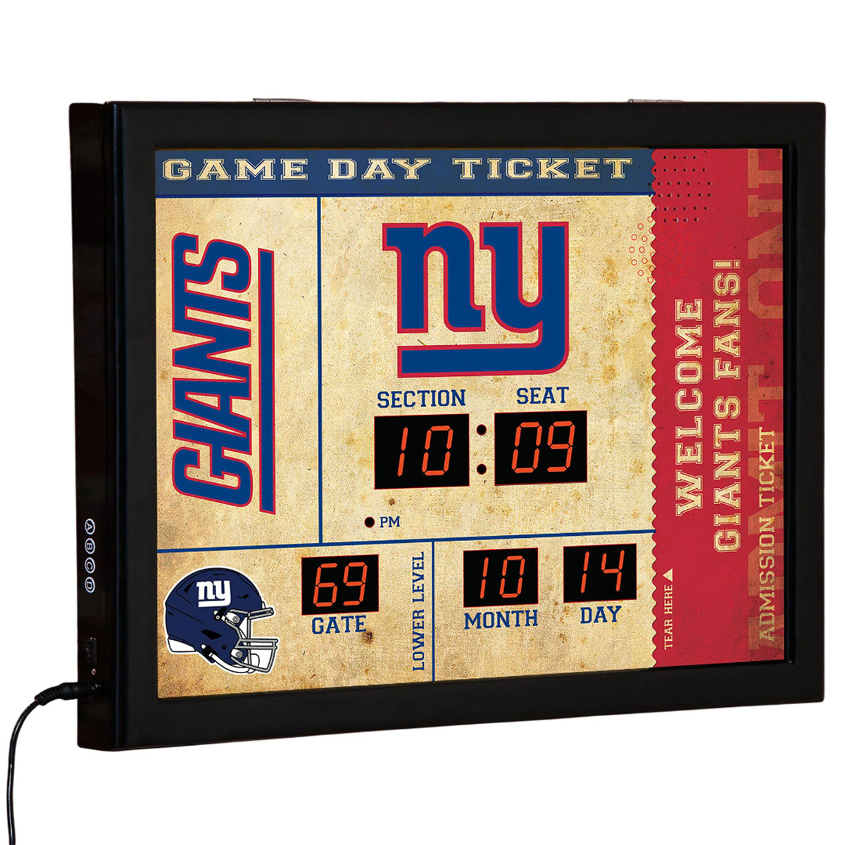 NFL Gameday Ticket Wall Clock and Speaker - image 63
