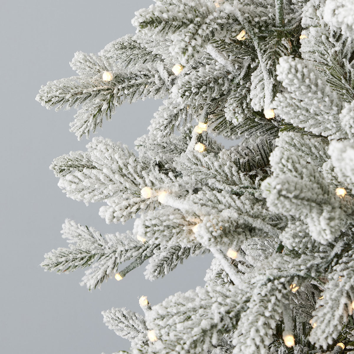 7.5' Flocked Pine Christmas Tree - image 3
