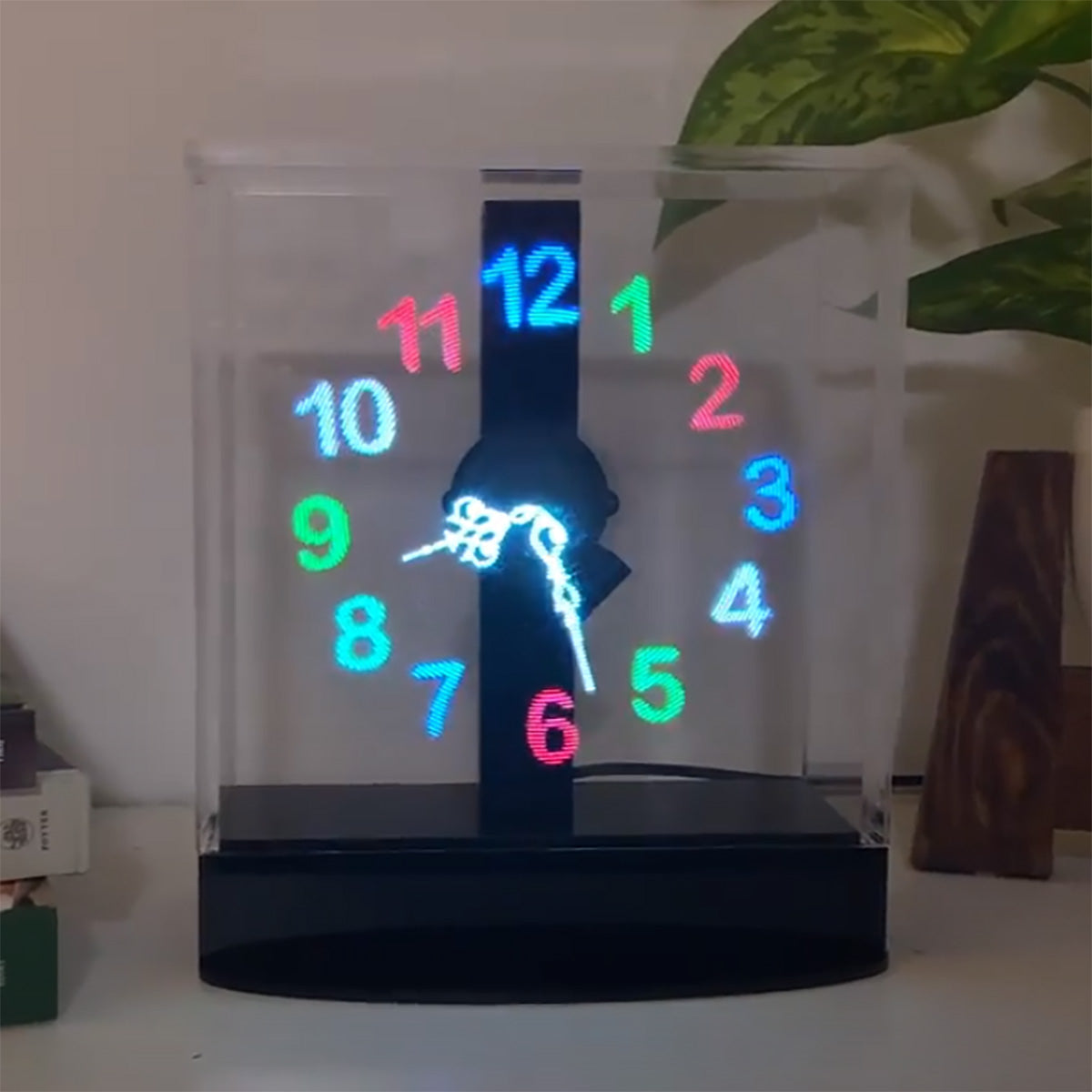 Holographic Analog Clock