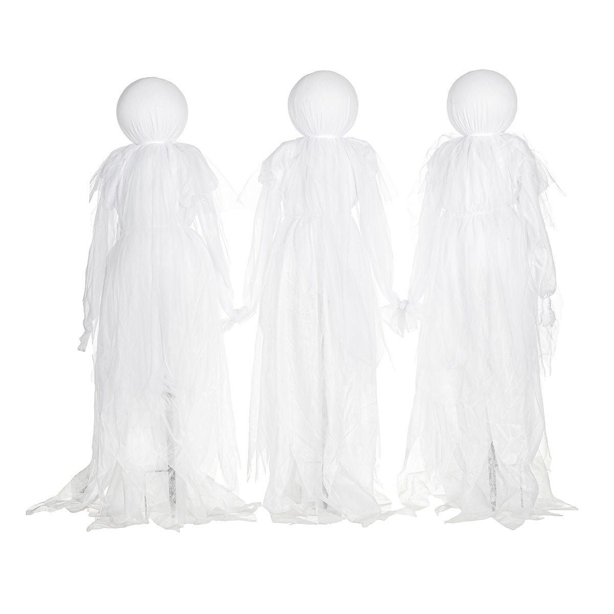 Lighted Outdoor Phantom Ghost Stakes (Set of 3) - image 2