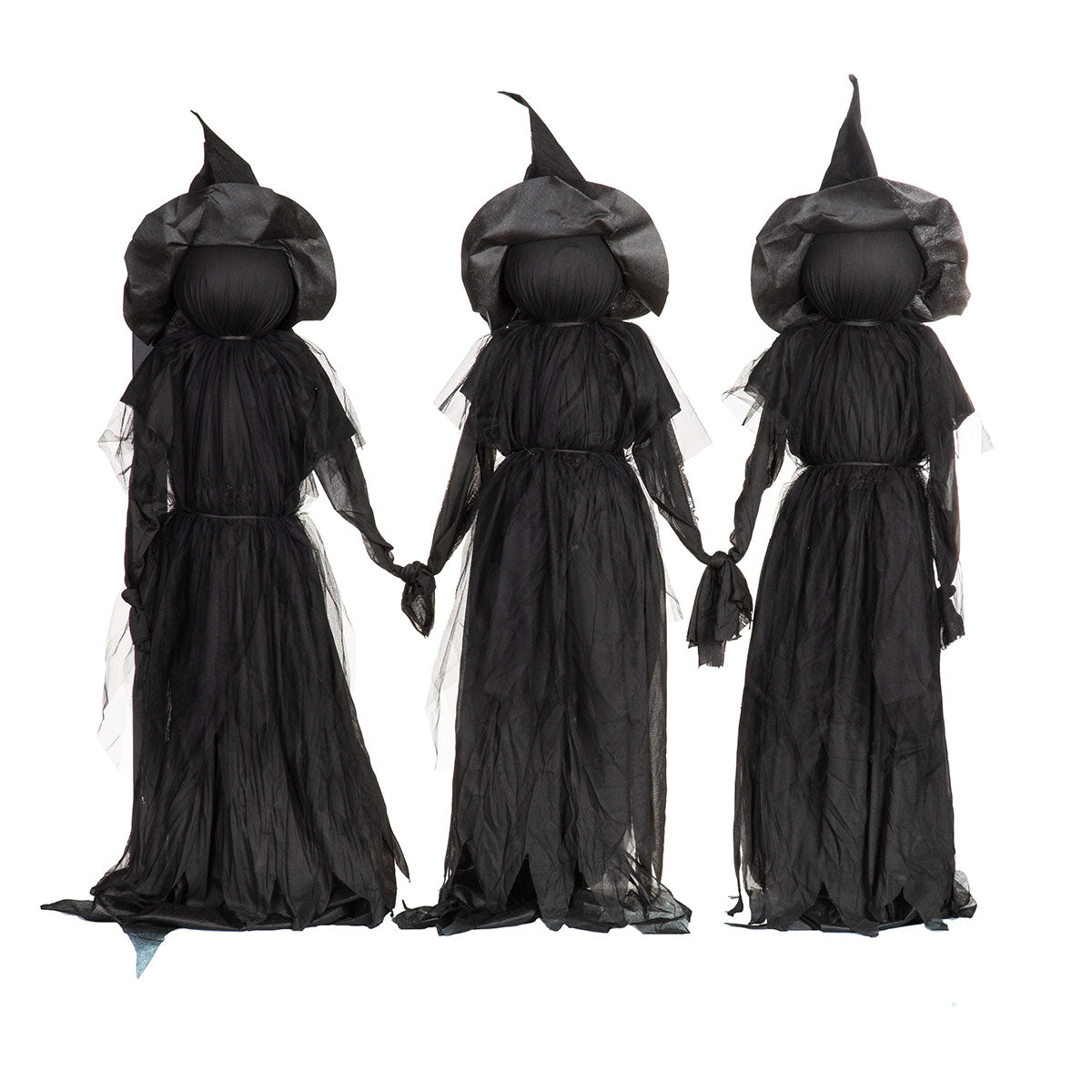 Lighted Outdoor Witch Stakes (Set of 3) - image 2