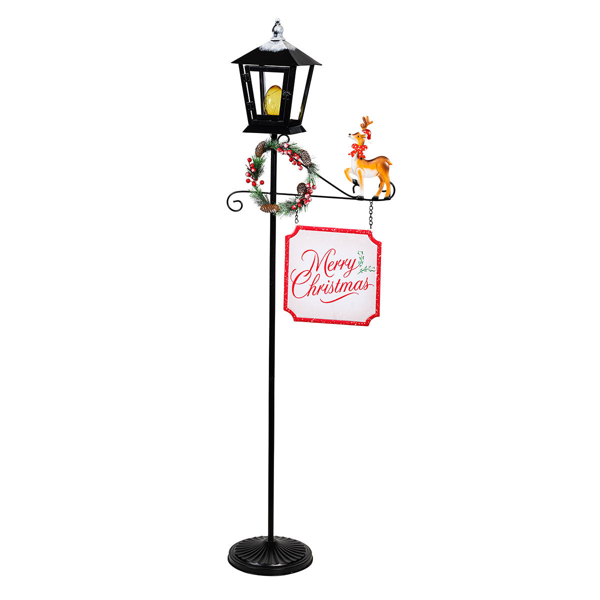 Wireless Outdoor Christmas Lamp Post - image 2