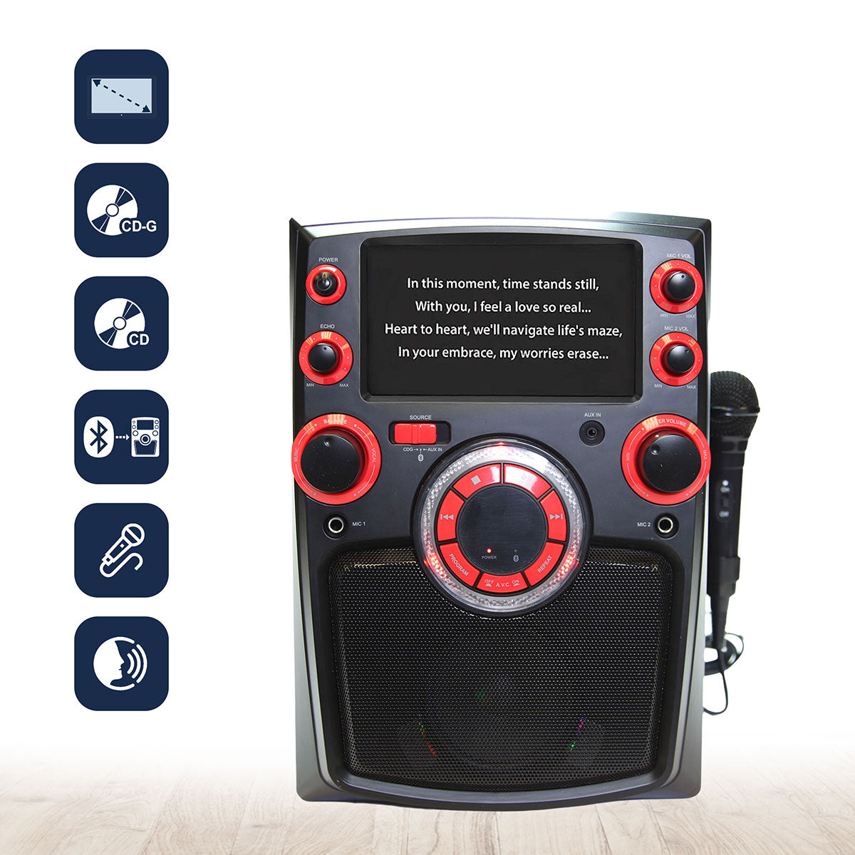 Karaoke Party Speaker with 7'' Display - image 5