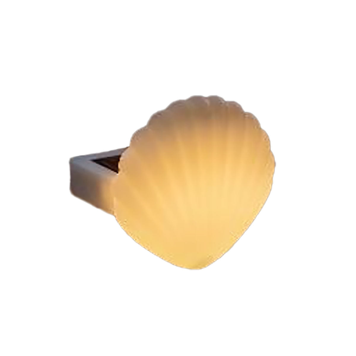 Shell Solar Powered Deck Lights (Set of 4) - image 2