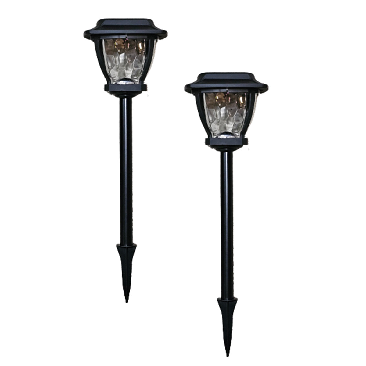 Wave Style Solar Powered Pathway Lights (Set of 2) - image 8