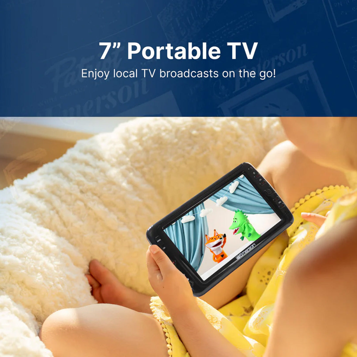 7'' Portable TV with Multimedia Player - image 2