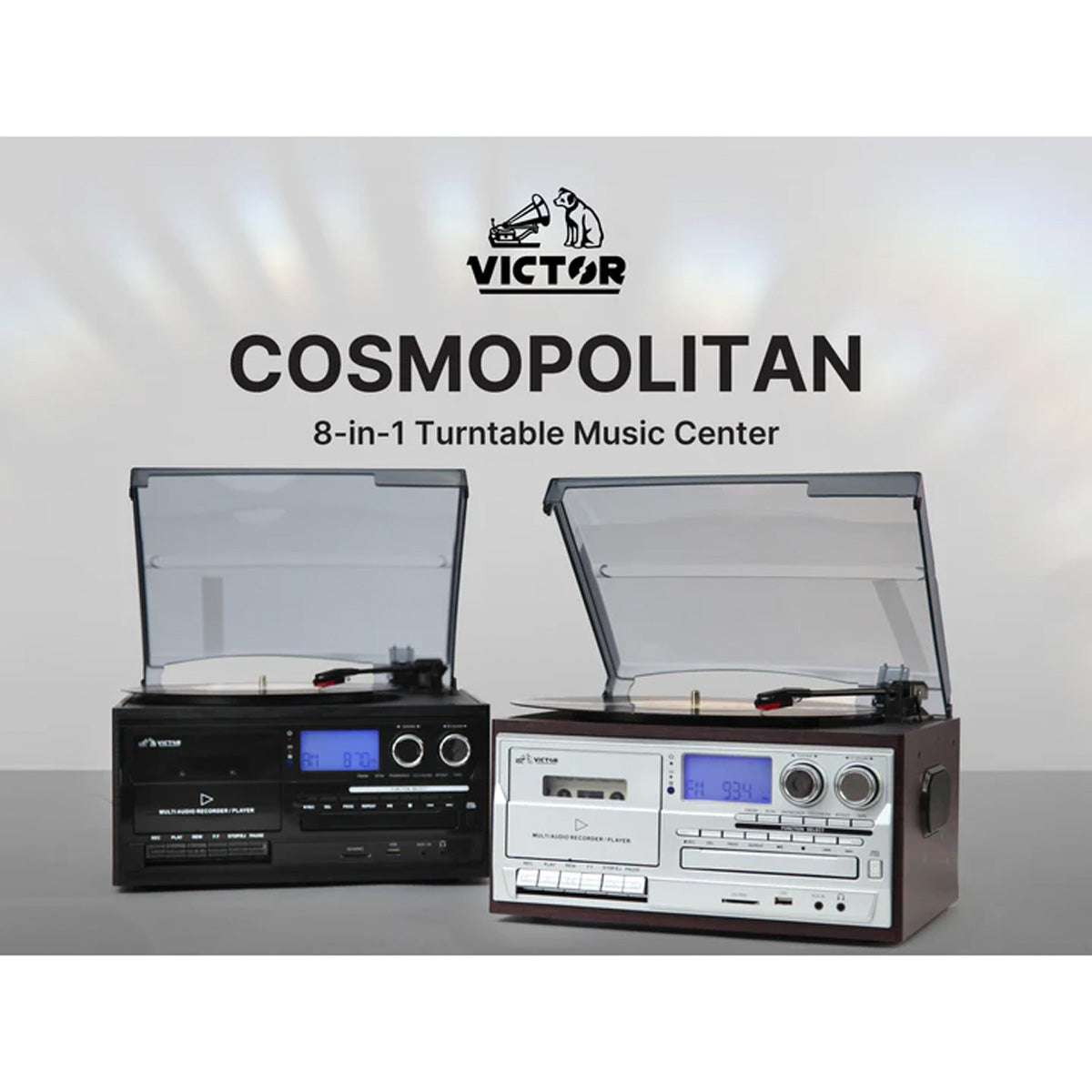 8-in-1 Retro Inspired Multimedia Center - image 8