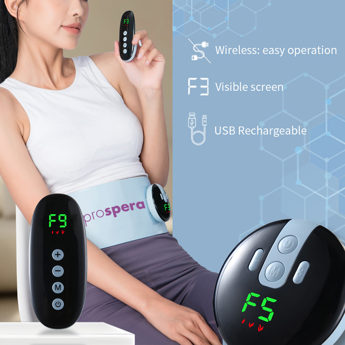 Hot Compress E.M.S. Massage Belt - image 2