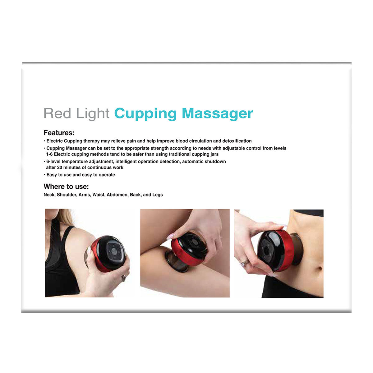 Red Light Electric Cupping Massager - image 5