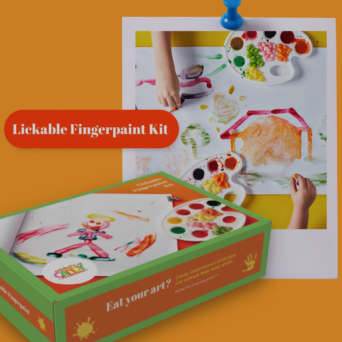 Edible Lickable Finger Paint Craft Kit - image 6