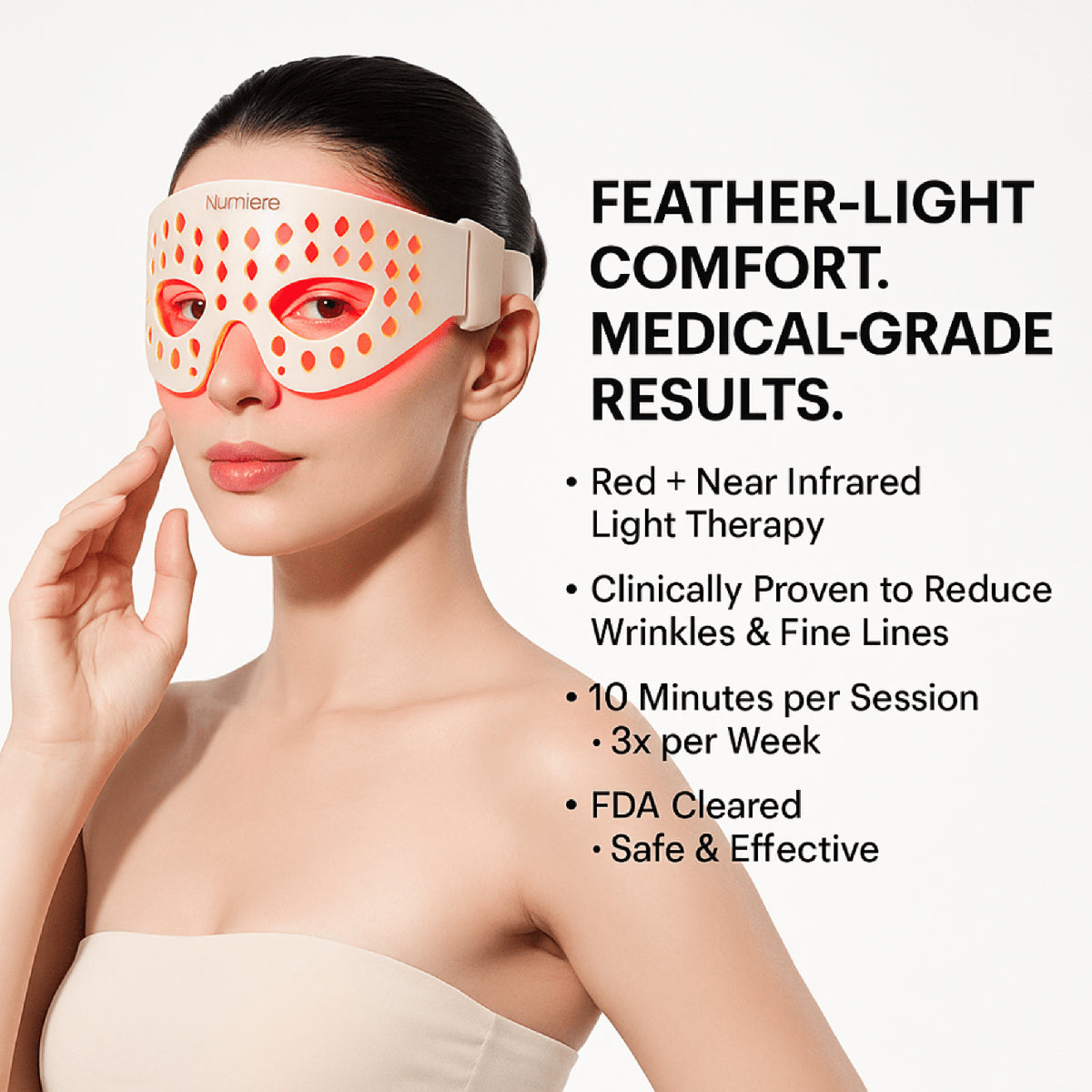 Wrinkle Reducing Light Therapy Eye Mask - image 5