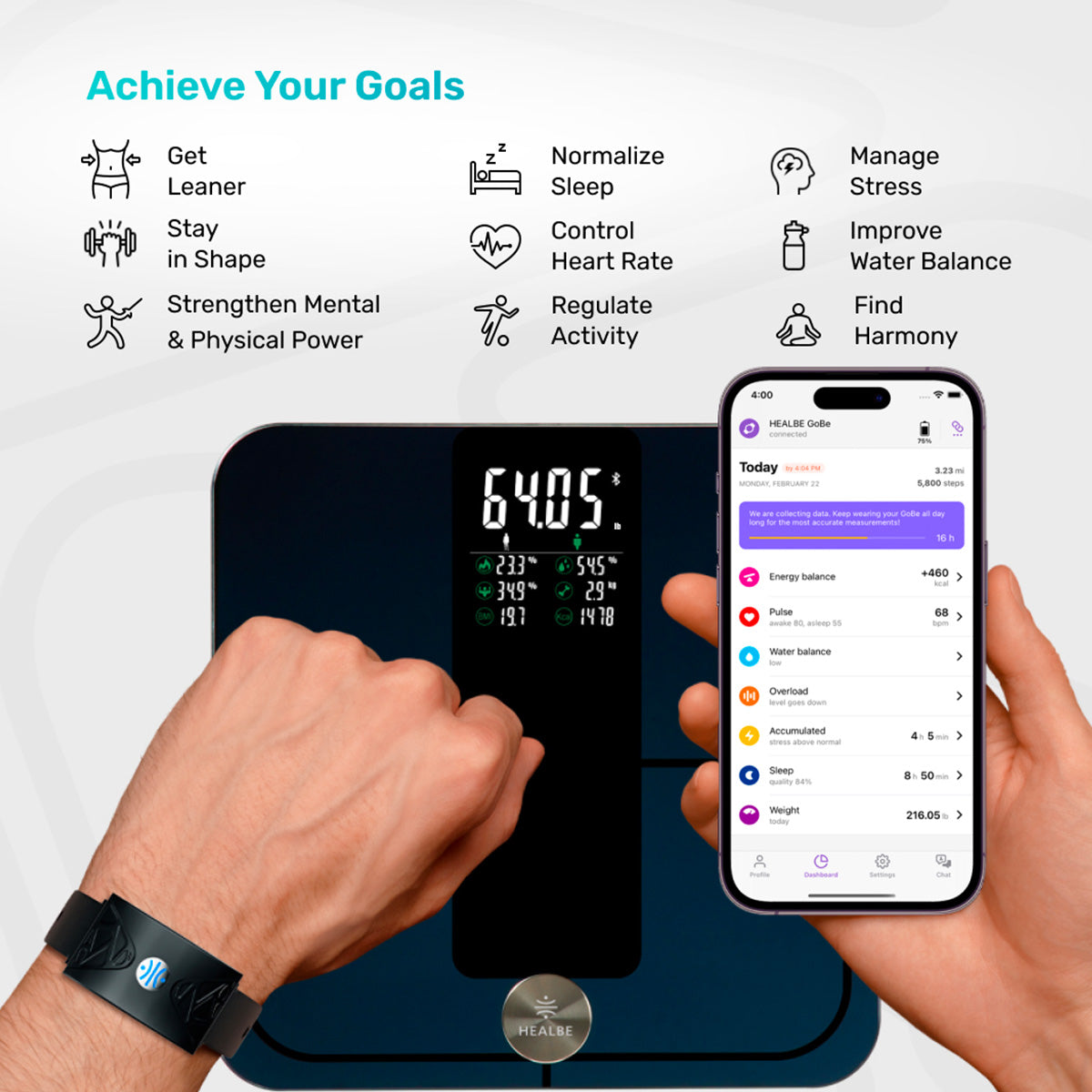 Skin Sensor Calorie Tracker and Smart Scale Bundle - image 12