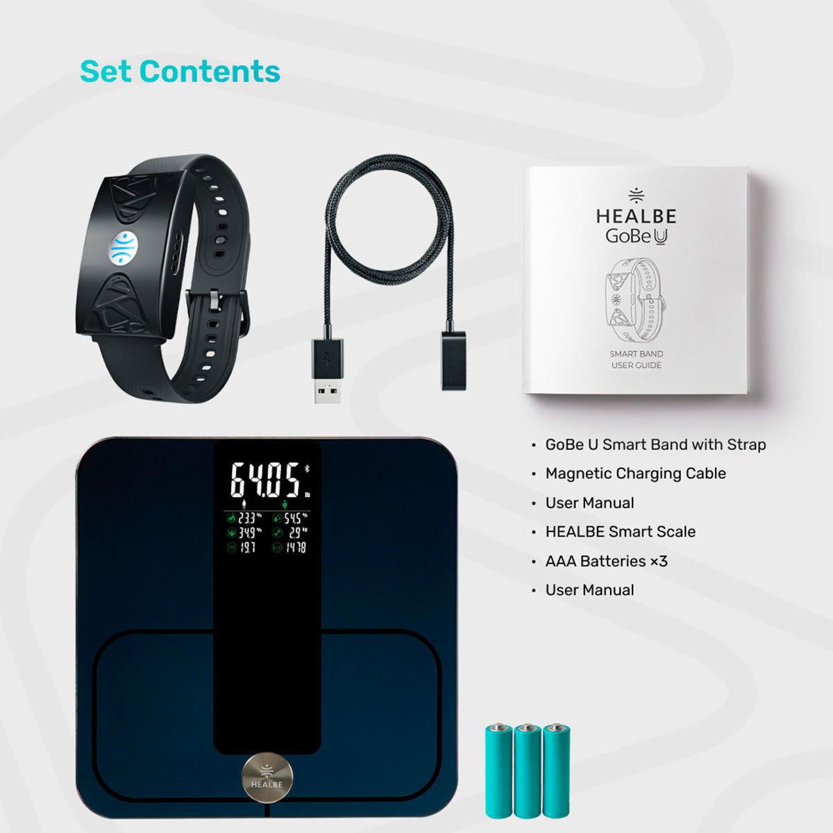Skin Sensor Calorie Tracker and Smart Scale Bundle - image 2