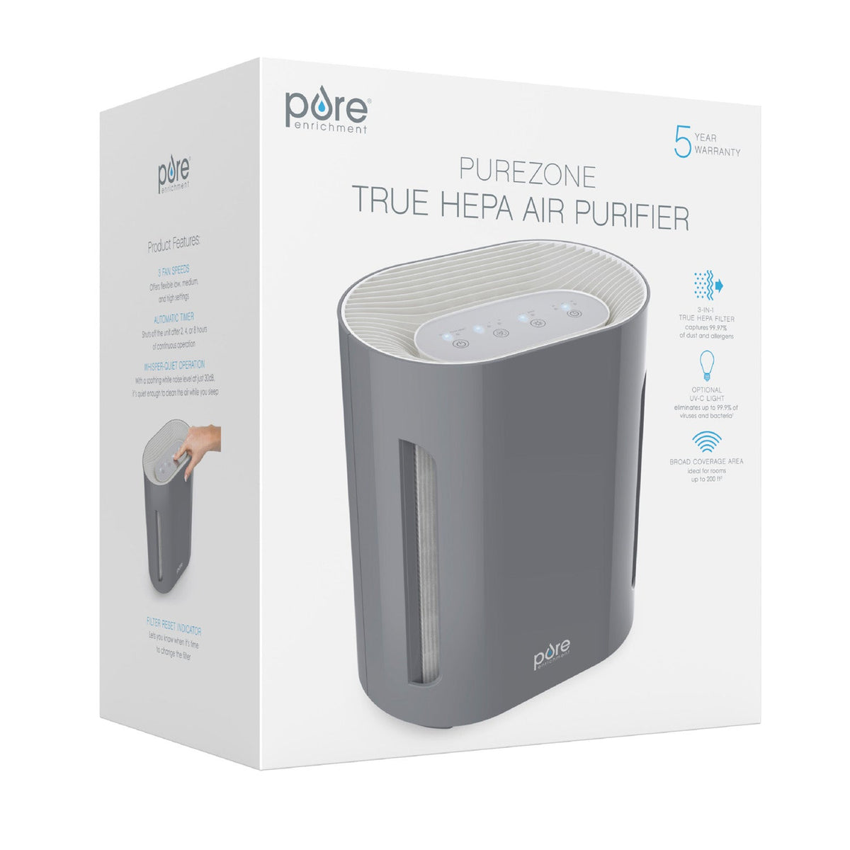 Compact HEPA UV-C Air Purifier - image 15