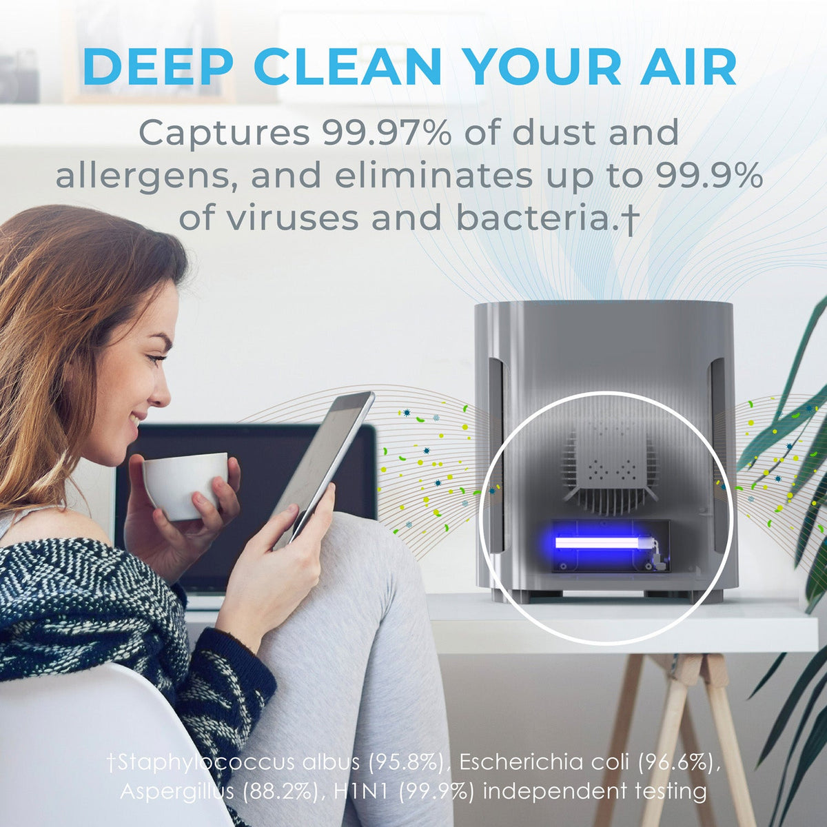 Compact HEPA UV-C Air Purifier - image 12