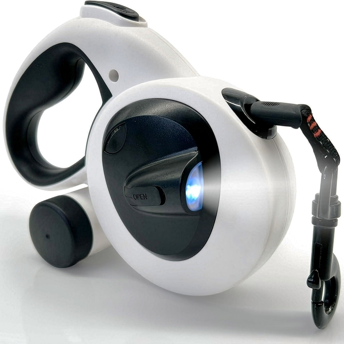 16ft Retractable Leash with LED Flashlight and Bag Dispenser - image 4