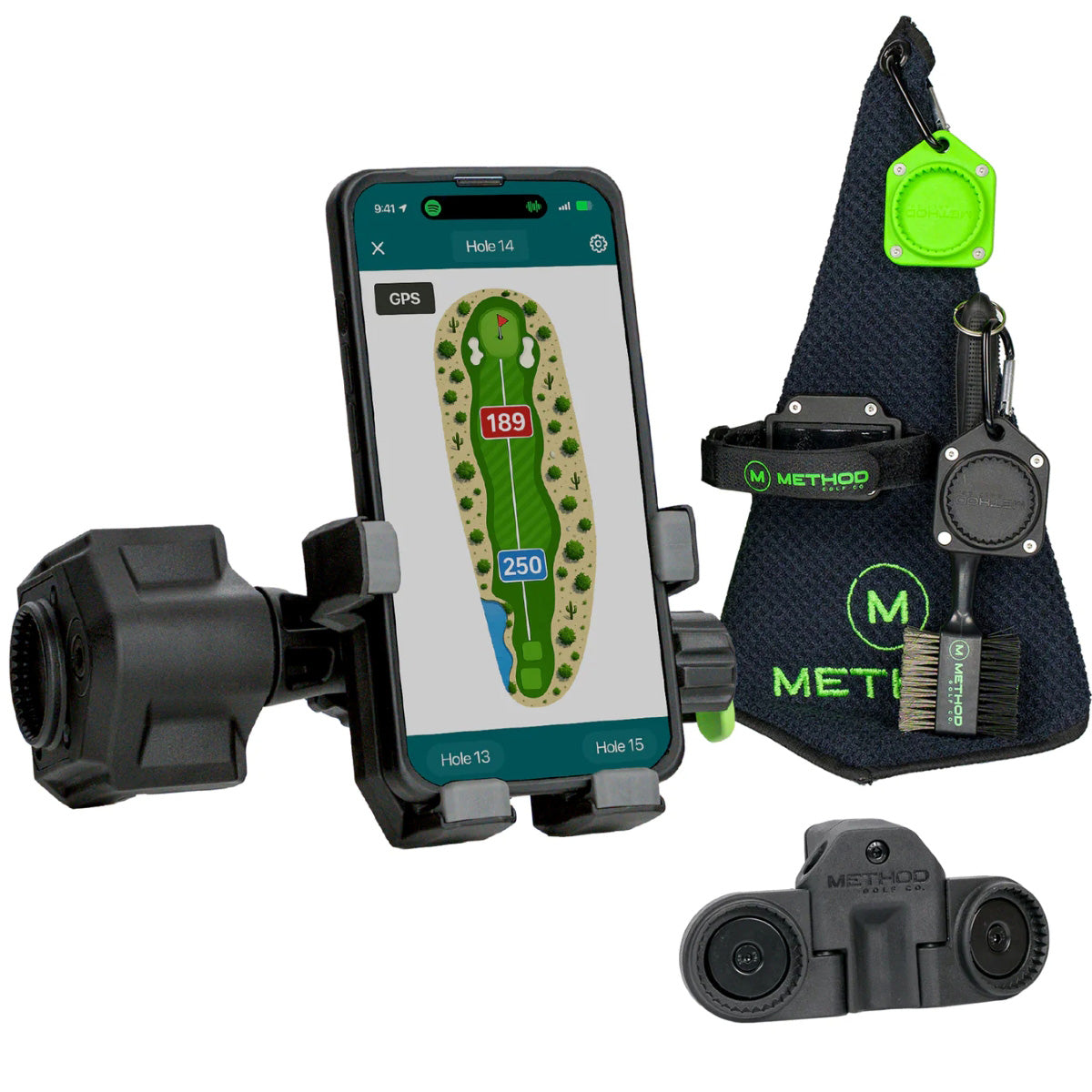 Magnetic Golf Cart Phone Holder and Gear Hub - image 2
