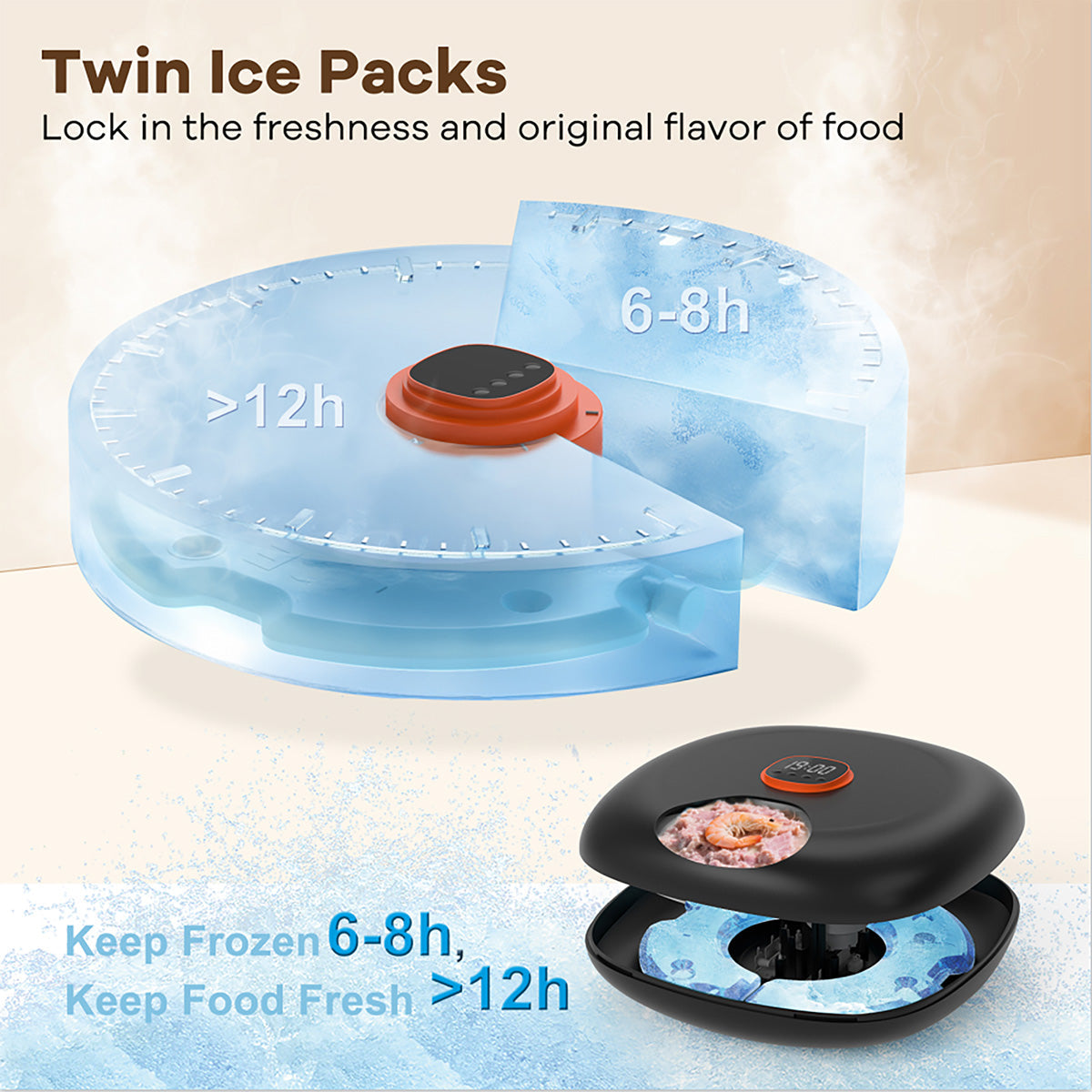 6-Meal Automatic Pet Feeder by Sharper Image - image 5