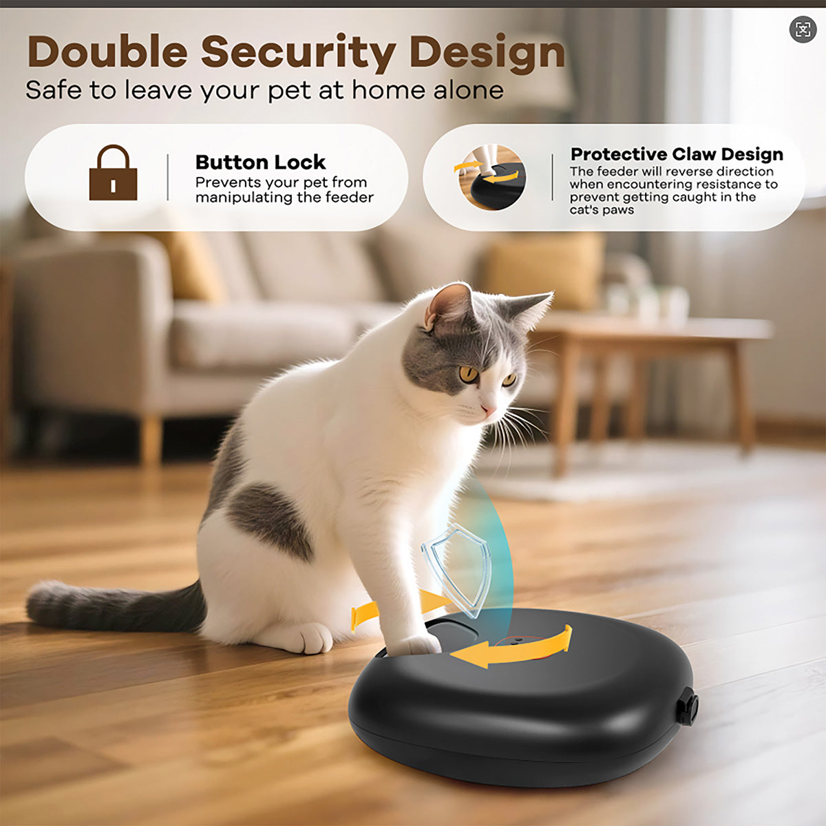 6-Meal Automatic Pet Feeder by Sharper Image - image 7