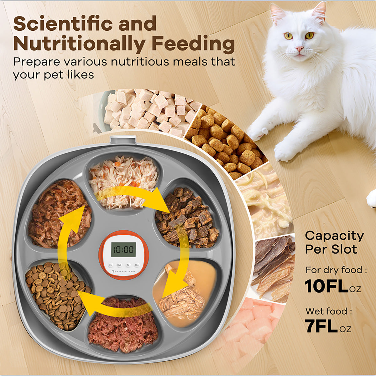 6-Meal Automatic Pet Feeder by Sharper Image - image 12