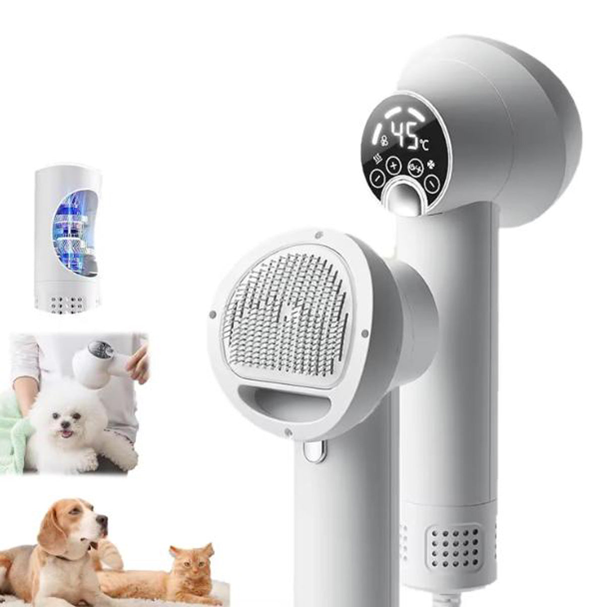 2-in-1 Pet Comb and Blow Dryer - image 2