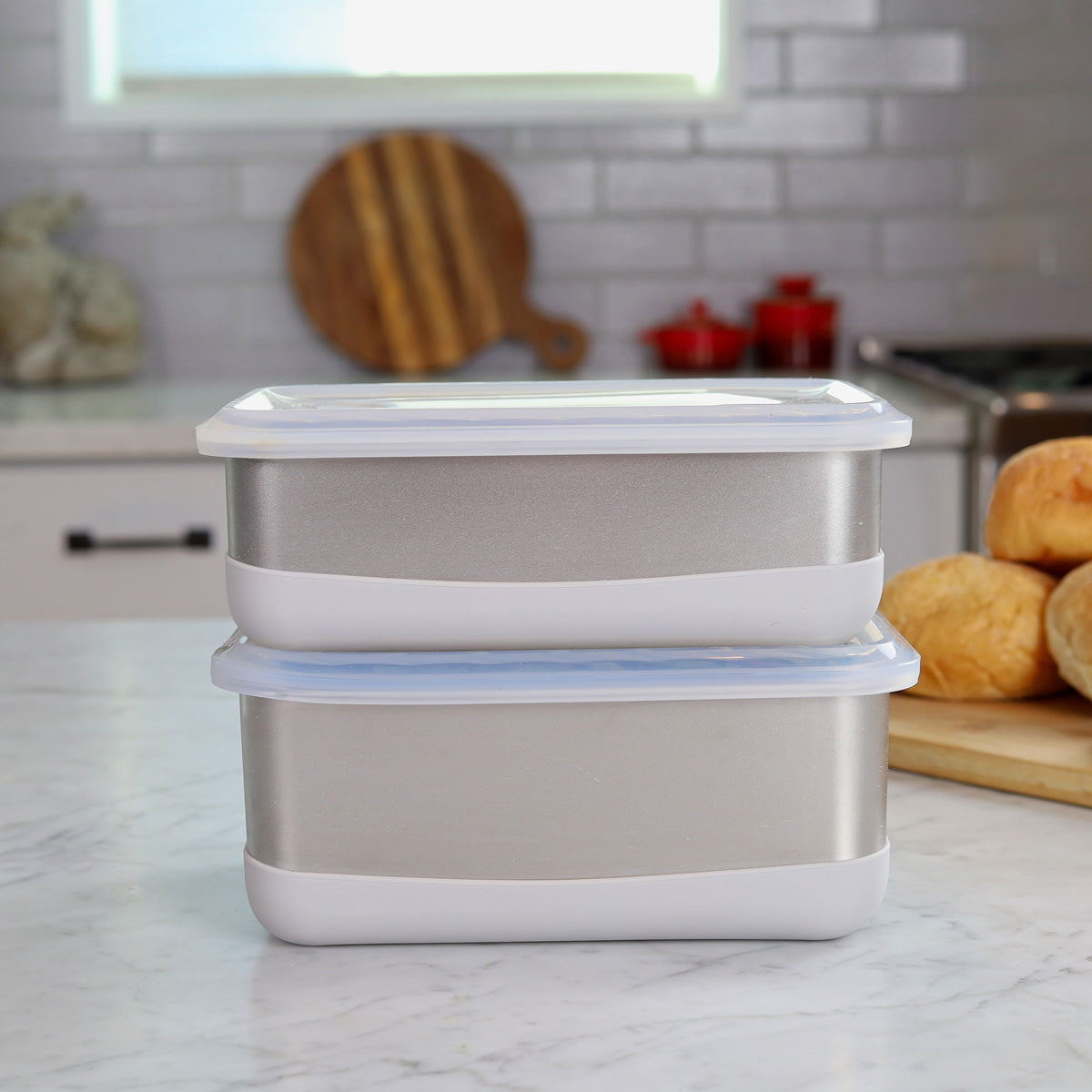 Microwave Safe Stainless Steel Set - image 4